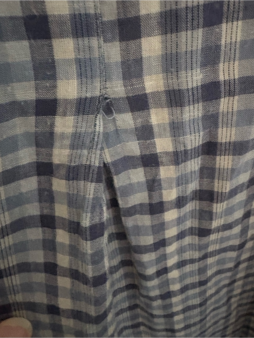Christy Dawn 100% organic Plaid Maxi midi midaxi gore gored Skirt - Picture 10 of 10